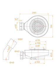����� RGW S-16 ��� �������� ����� ST, d90 ��, ��������������� ������ 44241600-01