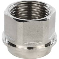 Американка STOUT 1"ВВ, прямая, никелированная SFT-0034-000001
