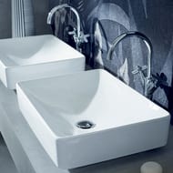 Раковина Geberit VariForm (550х400) накладная, без отв. под смеситель, без перелива 500.779.01.2