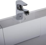 Раковина Aquanet Фортуна 70 (Dolomite) 700х450 мм, литьевой мрамор, белая 182523