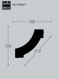 ������������ ������� Bello Deco ���� PU �10�1 (150�150) �����, 00-00103924 (��.)