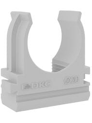 Клипса DKC 20мм, быстрого монтажа, серая 51020M — миниатюра 1