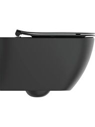 Унитаз подвесной Ideal Standard IdealMood 535х365 без ободка, сиденье микролифт, черный мат. T4665V3