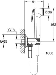       ,  Grohe Tempesta-F Trigger Spray 26358000