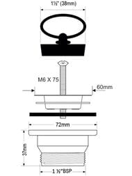   McAlpine (.  D-60)  ,  1 1/2" MRSKW1