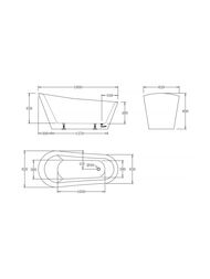 ����� ��������� BelBagno BB63-1800-W0 1800�870�850 ���������������, ��� ��������, �/�, �����