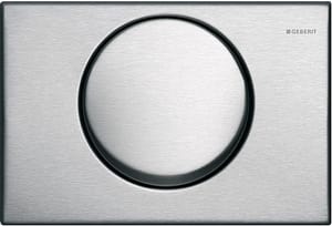 GEBERIT Mambo Клавиша смыва, смыв/стоп, нерж. сталь (для UP320, UP720) 115.751.00.1