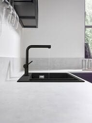 Смеситель Hansgrohe Talis M54 для кухни 270 вытяжной душ, 1jet sBox черный мат 72809670 — изображение 2