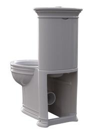 Унитаз-компакт Caprigo Armonia 390х720х800 белый, без сиденья, выпуск в стену, с арматурой 5813