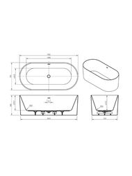 ����� ��������� BelBagno BB705-1700-800 (1700�800�580) ���������������, �����