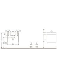 ����� ��� �������� Duravit D-Neo 484�440�222 ���������, 1 ������, ���� ������ DE4219L04210000