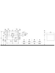 ����� ��������� Duravit XViu 610�397�480 1 ����, ����� ������/������� XV40320B122