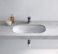 Умывальник встраиваемый снизу DURAVIT D-CODE 495х290х175 без площ.под смес,перелив 0338490000