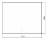 ������� Silver Mirrors ������-3 (1000�800) LED-���������, ������, ������, ��������,���� LED-00002576