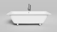 Ванна встраиваемая Salini Orlanda Axis 180 103212G 1800х800х600 S-Sense, белый глянцевый