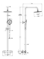 ������� ������� Vitra AquaHeat Joy 220 A47200EXP ��������� ���������, �������/���  ���, ����