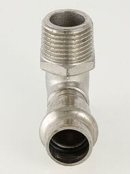 Пресс угольник VALTEC 22х3/4"Н, 90° нерж. сталь, VTi.953.I.002205