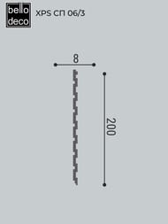 �������� ������ Bello Deco XPS �� 06/3 (80�200�3000) �����, 00-00107092 (��.)