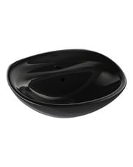 Умывальник GUSTAVSBERG ESTETIC 410360S0 (610х485) отверстие под смеситель, перелив, черный