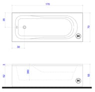 ����� ��������� Gruppo Treesse Clizia V4371 1700�700�550 �������������, ������, ����-�������, �����