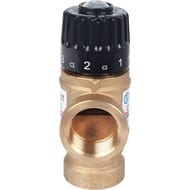 Термостатический смес. клапан STOUT для систем отопления и ГВС 3/4" ВР 20-43°С KV 1,6 м3/ч