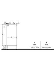  Duravit L-Cube 250-500600-900200-363 , 2 ,  ,   LC1189L1818