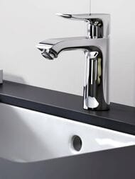 Смеситель Hansgrohe Metris 31084000 для умывальника с фиксированным изливом, без донного клапана — изображение 2