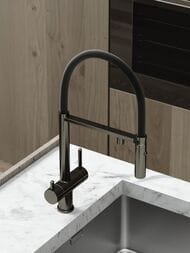 Смеситель SANCOS Imola SC4010GG для кухни,с каналом для фильтрованной воды, вороненая сталь