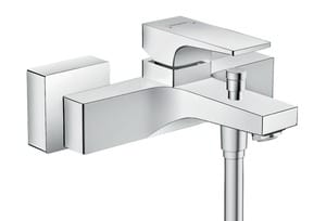 Смеситель Hansgrohe Metropol 32540000 настенный для ванны, однорычажный, хром