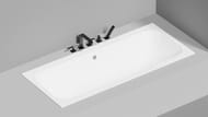 Ванна встраиваемая Salini Orlanda Axis 180 103212G 1800х800х600 S-Sense, белый глянцевый