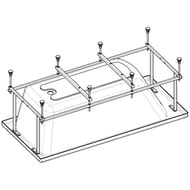 Монтажный комплект для ванны Roca LINE 150х70 ZRU9302983