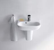 Полупьедестал для рукомойника 45см DURAVIT D-CODE с креплением 08571700002