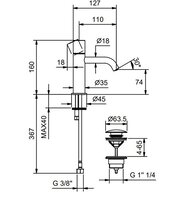 ��������� ��� �������� Fantini Nostromo Small 5013G904F �������������, �/�, ����: ������ �������