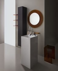 Раковина Laufen KARTELL 8.1133.1.000.111.1 (375х435х900) с отверстием под смеситель, без отв.перелива, белая