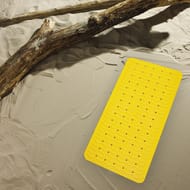 Коврик противоскользящий RIDDER Playa желтый 38х80 68304
