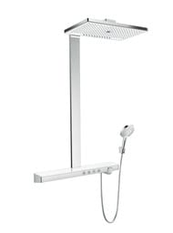 Душевая система Hansgrohe Rainmaker Select E Showerpipe 460 с термостатом, хром/белый 27106400