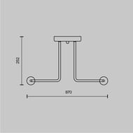 ���������� ���������� Maytoni Gilbert (�������) T532CL-08B, IP20, E27�2, ������