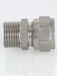 Соединитель обжимной VALTEC 16х1/2"Н VTm.301.N.001604