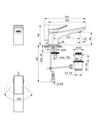 ��������� ��� �������� Ideal Standard CONCA BC753A2 �������������, � ������ ��������, ������ ����