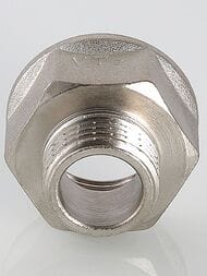 Переходник VALTEC   3/8"Н х 1/2"В, латунь никелированная, VTr.592.N.0403