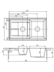 ����� ��������������� Aquaton ����� (870�510�218) �������, ������ 1A716232DE210
