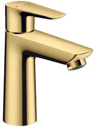 Смеситель Hansgrohe Talis E 71710990  для раковины с донным клапаном, 110мм, полиров золото — миниатюра 1