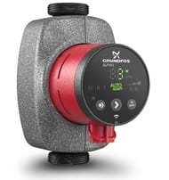 Насос циркуляционный GRUNDFOS New ALPHA2 25-60 130, с гайками, 99411150