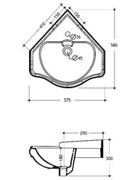 �������� ������� Migliore BELLA 41 20608  (575�580�300) � ���������� ��� ���������