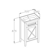 ����� � ��������� Opadiris ������� 60 (600�450�875) ���������,����� ���. 00-00006719+031000-u