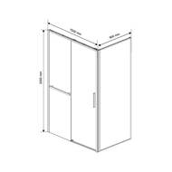 ������� ������ Vincea Slim Soft 1500x2000x900 VSR-1SS9015CLB ������������� ������