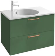 ������! ����� ��� �������� Jacob Delafon Odeon Rive Gauche 80��, 2��, ��������/���� EB2522-R7-G1O