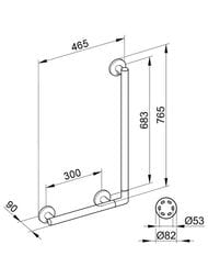 �������� ��� ����� Keuco Plan Care 465�765 �� �������, ������ ������ � �����, ���� 34906010306