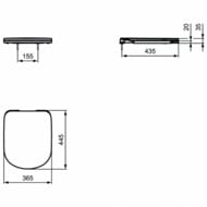 Cиденье для унитаза Ideal Standard i life A микролифт, дюропласт, белый T467901