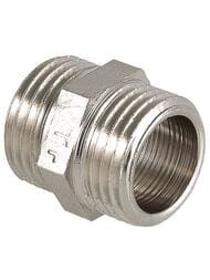 Ниппель VALTEC  1/2" латунь никелированная VTr.582.N.0004